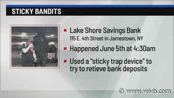 Jamestown Police looking for suspects who attempted to "fish" from bank dropbox