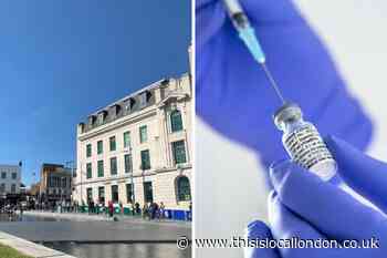 Long queues form in Woolwich for vaccination pop-ups