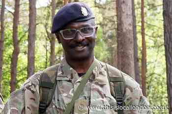 Croydon reservist awarded medal after 10 years' service