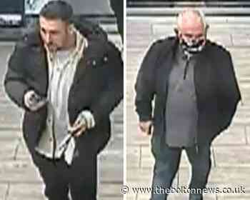Police appeal after men expose themselves at Bolton station