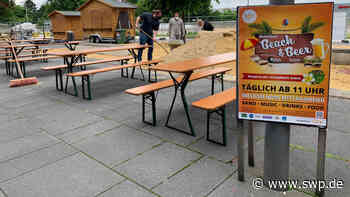 Gastronomie in Neu-Ulm: Neuer Strand-Biergarten eröffnet an ungewöhnlichem Standort - SWP