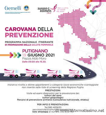 Putignano - Torna la carovana della prevenzione "Susan G. Komen Italia" - Putignano Informatissimo
