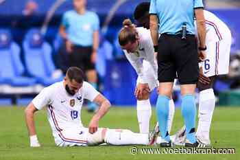 Dan toch nog opluchting in Frankrijk: 'Blessure Benzema stelt niet veel voor'