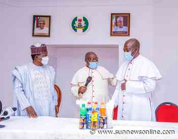 Catholic Archdiocese of Jos presents Bishop-elect of Lafia to Lalong – The Sun Nigeria - Daily Sun