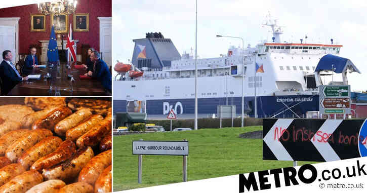 Threat of ‘sausage war’ with EU intensifies over exports to Northern Ireland