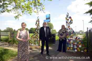 Splash of colour created by artist Anya Beaumont in Corsham - Wiltshire Times