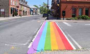 'An expression of support and belonging': North Grenville marks Pride Month with rainbow crosswalk, benches - Ottawa Valley News