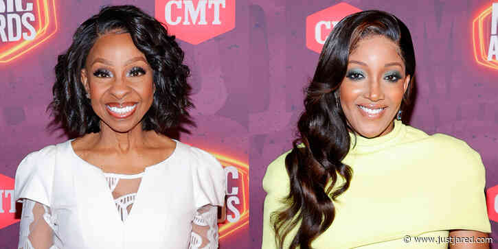 Mickey Guyton Lights Up CMT Awards 2021 Red Carpet With Gladys Knight