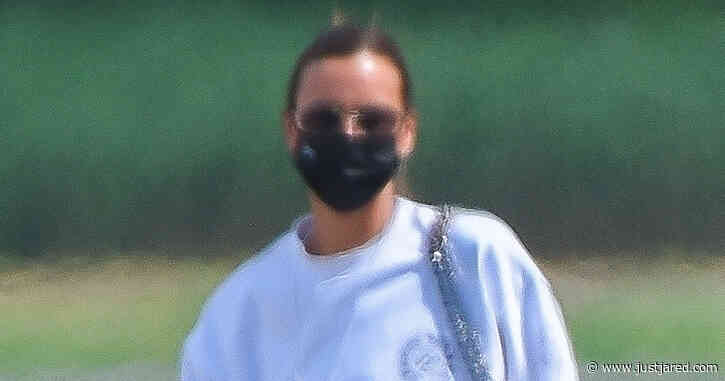 Irina Shayk & Kanye West Arrive Back in NYC After Romantic Getaway in France