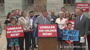 Parents, Republican lawmakers rally to 'Unmask our Children' in Albany