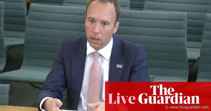 UK Covid live news: Hancock says earlier first lockdown would have meant ‘overruling scientific consensus’