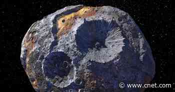 '$10,000 quadrillion' asteroid Psyche may not be as valuable as first thought     - CNET
