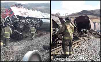 Se descarrilan 12 vagones de un ferrocarril en Guadalupe, Zacatecas | El Universal - El Universal