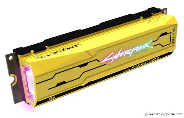 Seagate FireCuda 520 Cyberpunk 2077 Limited Edition SSD introduced