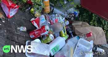 50-tal feestende jongeren laten zwerfvuil achter in Aalter: "Zo'n puinhoop is ronduit schandalig" - VRT NWS