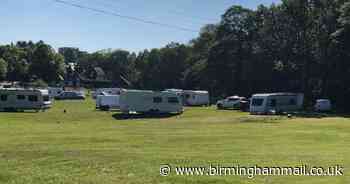 Travellers set up camp at Sutton Park with a dozen caravans - Birmingham Live