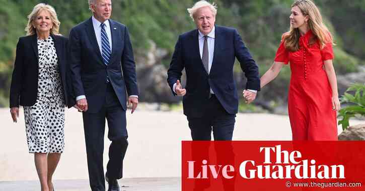 G7 summit live: Joe Biden meets Boris Johnson in Cornwall ahead of world leaders’ talks