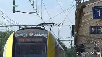 Eerste elektrische passagierstrein op de spoorlijn tussen Mol en Hamont - TV Limburg