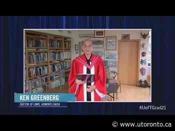 Honorary degree recipient Ken Greenberg chose Toronto as his home, then helped shape its development - News@UofT