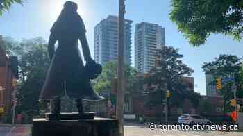 Members of Toronto's Village area call for removal of statue connected to Canada's residential school system | CTV News - CTV Toronto