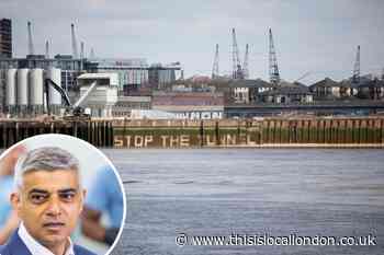 Sadiq Khan: Scrapping Silvertown Tunnel 'not an option'
