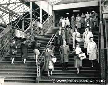 Passengers head into Bolton after arriving at Trinity Street - The Bolton News