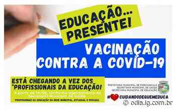 Porciúncula divulga calendário de vacinação de professores contra Covid-19 - Jornal O Dia