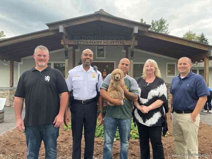 Therapy dogs, new pup, bring relief for police, community