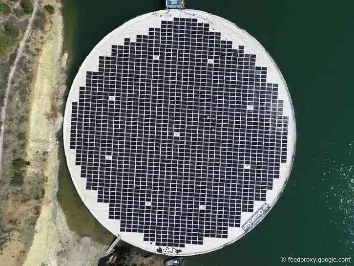 Albania’s first floating solar plant starts commercial operations