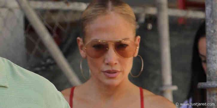 Jennifer Lopez Shows Some Skin After a Workout in Miami