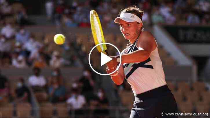 Roland Garros 2021: Krejcikova vs Sakkari's HIGHLIGHTS