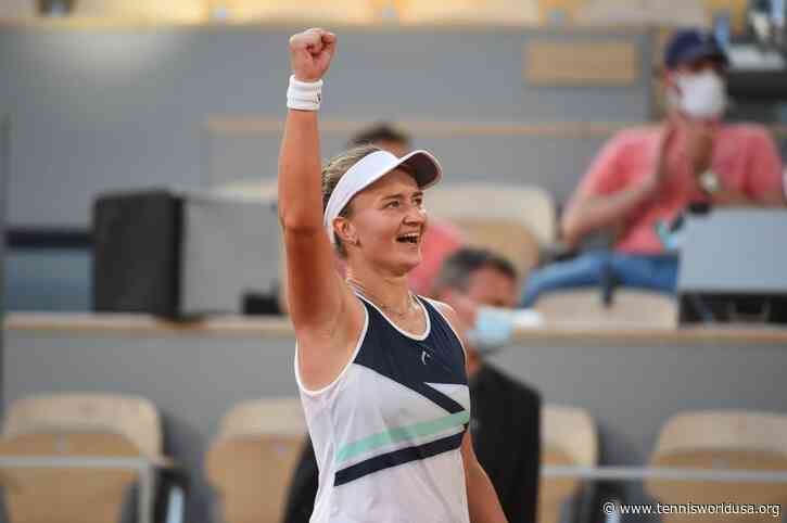 French Open: Barbora Krejcikova outlasts Maria Sakkari in an oscillating SF clash