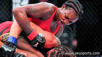 Shields survives onslaught to win by KO on MMA debut