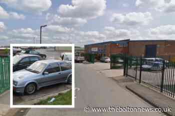 Ford Sierra Cosworth set on fire in Little Hulton