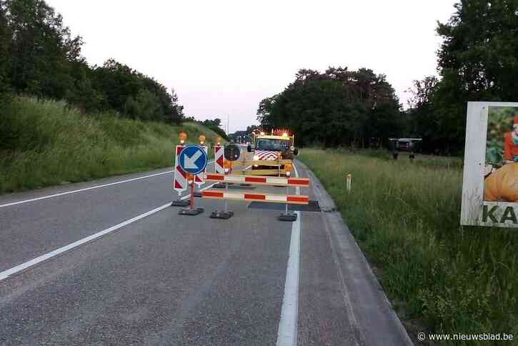 Wegdek komt omhoog op Noord-Zuidlaan