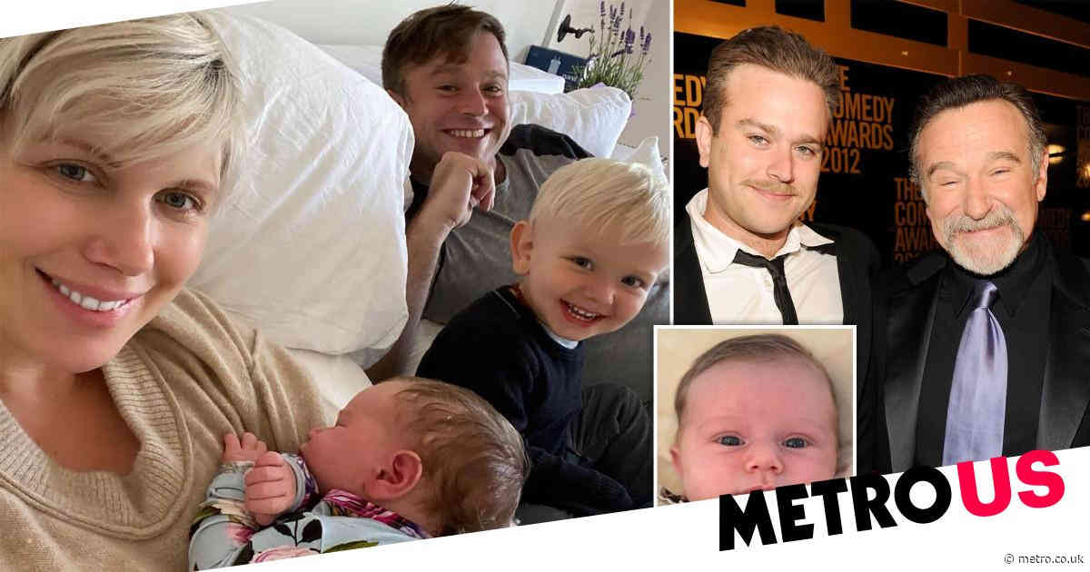 Robin Williams’ son Zak adorable baby girl with wife Olivia(02)