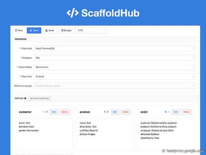 ScaffoldHub Developer Plan Lifetime Subscription, save 41%