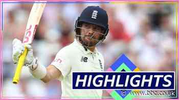 England v New Zealand: Rory Burns & Dan Lawrence drag hosts to 258-7 on opening day