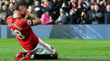 “Man is on fire” – Several Man United fans cannot hide their joy as Bruno Fernandes drops... - We All Follow United