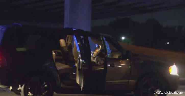Man And Woman Shot While Towing Car On Loop 12, Search For Suspect Continues