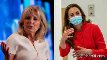 Jill Biden, Kate Middleton visit school together in first meeting