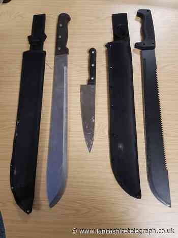 35 stop and searches carried out and several knives recovered as police ramp up patrols in this town