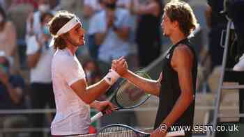 Tsitsipas outlasts Zverev in 5 to reach French final
