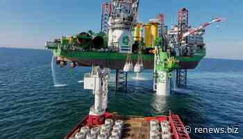 DEME installs first drilled monopile at Saint-Nazaire