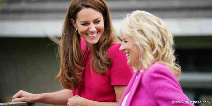 Kate Middleton Meets First Lady Jill Biden & Reacts to a Question About Lilibet!
