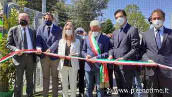 Regione Marche, Acquaroli e Vezzali inaugurano campo polivalente a Monte Giberto - picenotime