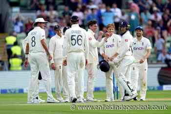 England frustrated by umpiring decision before Dan Lawrence's late breakthrough - Enfield Independent