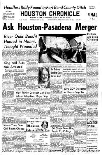 Today in Houston history, June 11, 1964: The unsolved mystery of 'Stubby' is born - Houston Chronicle