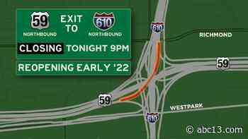 Houston traffic: West Loop and Southwest Freeway interchange to begin construction June 10 - KTRK-TV