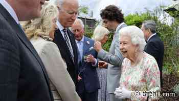 Biden meets Queen Elizabeth for first time as president
